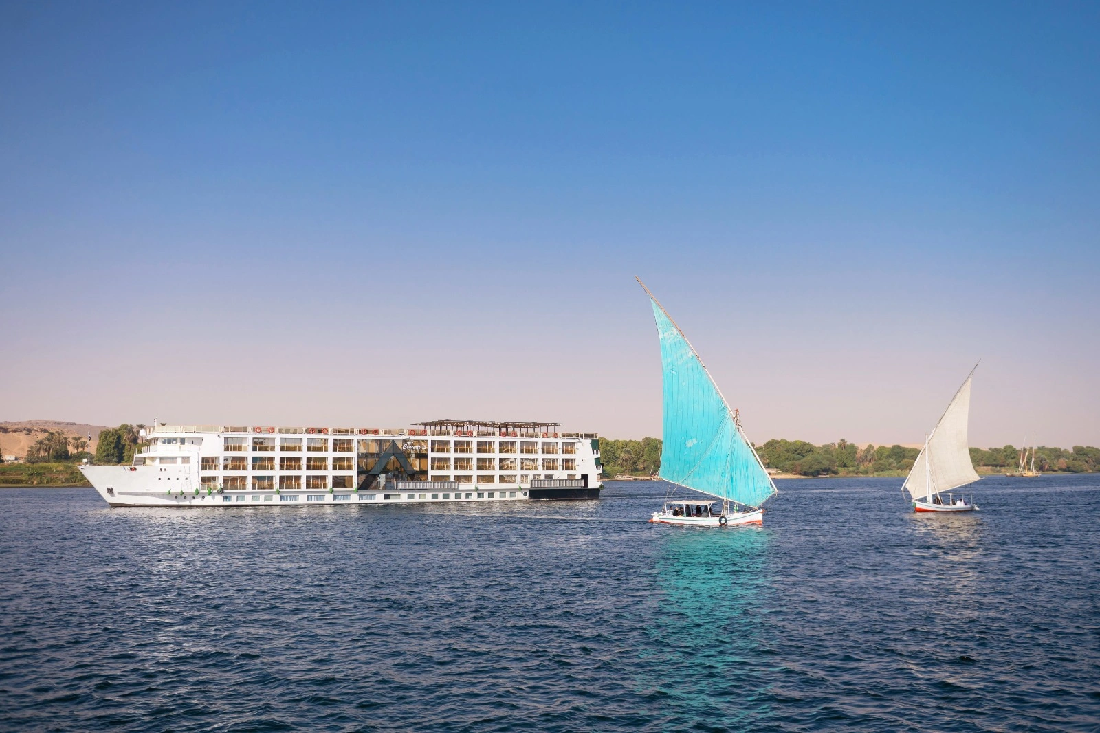 Exterior view of the Concerto III Nile Cruise Nile cruise ship